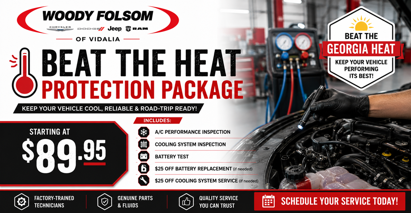 Beat The Heat Protection Package, starting at $89.95